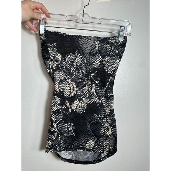 Y2K Express Animal Print Tube Top Size XS - Picture 6 of 6